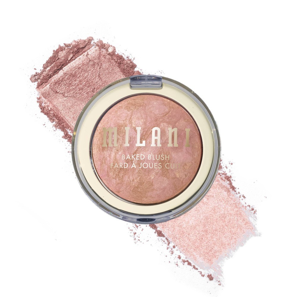 Milani Baked Blush - Berry Amore: Vegan, Brightening, Cheek Application, Buildable Coverage