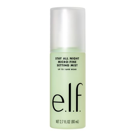 E.l.f. Stay All Night Micro-Fine Setting Mist - Light Green - 2.7 Fl Oz