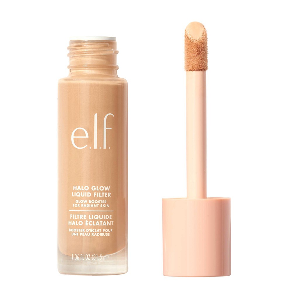 E.l.f. Halo Glow Liquid Filter Highlighter - 2 Fair/Light - 1.06 Fl Oz: Paraben-Free, Vegan, Illuminating Finish