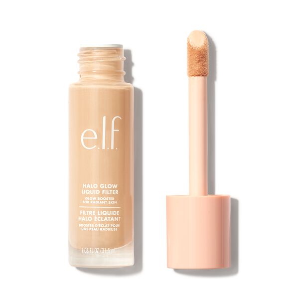 E.l.f. Halo Glow Liquid Filter Highlighter - 0 Fair - 1.06 Fl Oz: Paraben-Free, Contains Hyaluronic Acid, Vegan