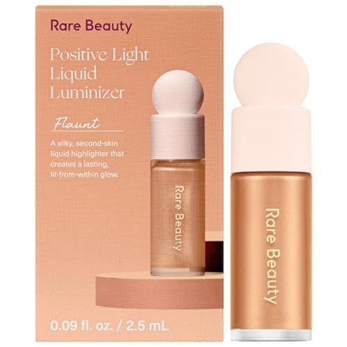 Rare Beauty by Selena Gomez Mini Positive Light Liquid Luminizer Flaunt 0.09 Oz / 2.5 Ml 