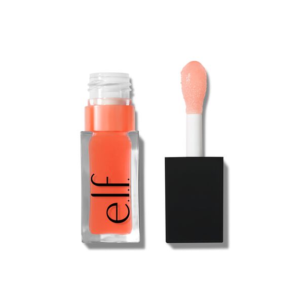 E.l.f. Glow Reviver Lip Oil - Coral Fixation - 0.25 Fl Oz: Paraben-Free, Vegan, Moisturizing
