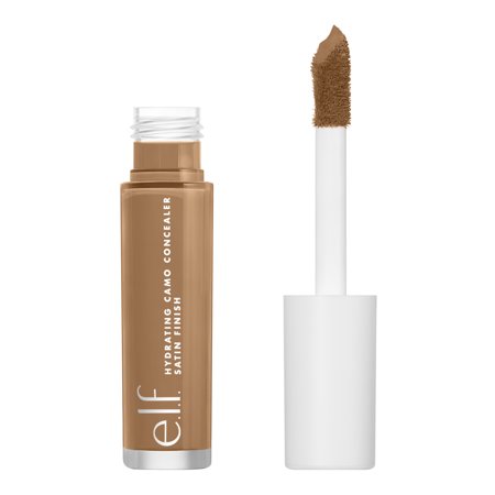 E.l.f. Hydrating Camo Concealer - Deep Olive - 0.203 Fl Oz: Full Coverage, Satin Finish, Liquid Form, Paraben-Free