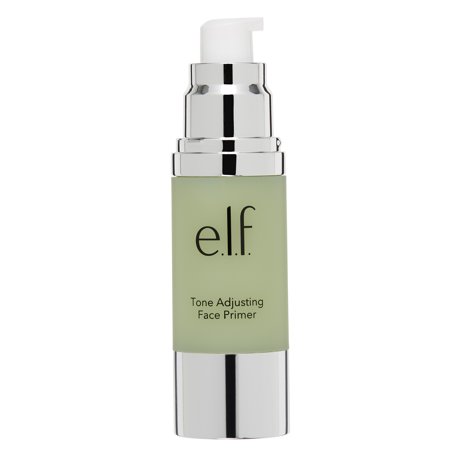 E.l.f. Tone Adjusting Face Primer Large - Green - 1.01 Fl Oz: Vegan, Paraben-Free, Sulfate-Free, Satin Finish