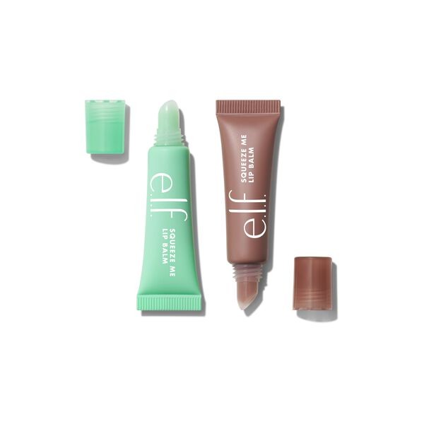 E.l.f. Squeeze Me More Lip Balm Duo - Mint & Chocolate - 2ct: Moisturizing, Vegan, Paraben-Free Lip Gloss Set
