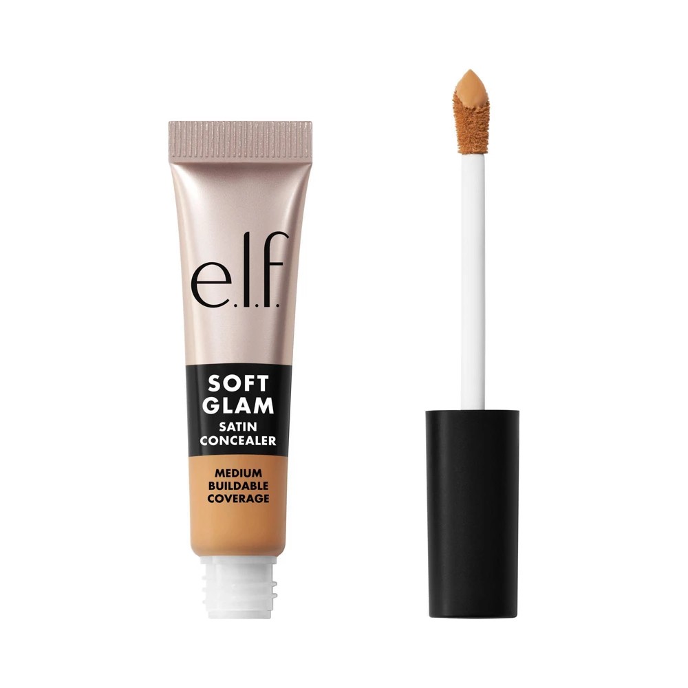 E.l.f. Soft Glam Satin Concealer - 30 Medium Warm - 0.21 Fl Oz: Medium Coverage, Liquid, Face Application, Paraben-Free