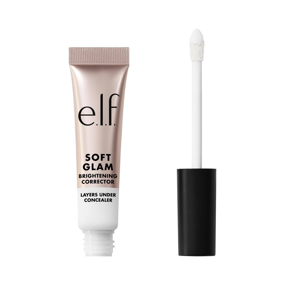 E.l.f. Soft Glam Brightening Corrector - White - 0.21 Fl Oz: Liquid Concealer, Face Application, Paraben-Free