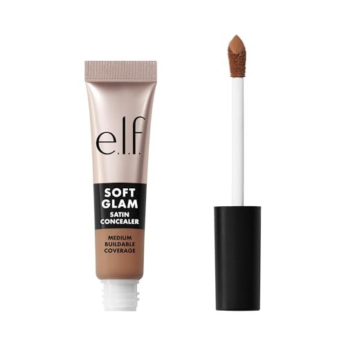 E.l.f. Soft Glam Satin Concealer - 31 Medium Neutral - 0.21 Fl Oz: Medium Coverage, Paraben-Free, Liquid Form, Face Application