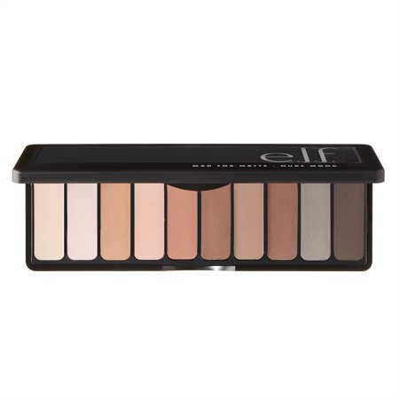 E.l.f. Mad for Matte Eyeshadow Palette Nude Mood - 0.49oz: Paraben-Free, Vegan, Pressed Powder, Defining