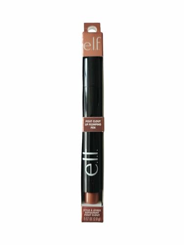 E.l.f. Pout Clout Lip Plumping Pen - Toasted - 0.07oz: Smoothing, Moisturizing Vegan Balm, Paraben-Free Gloss