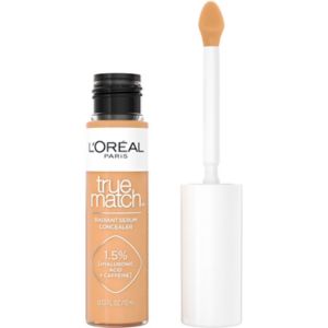 L'Oreal Paris True Match Radiant Serum Concealer with Hyaluronic Acid - W7 - 0.33 Fl Oz: Medium Coverage, Finish, Eye Area and Face, Paraben-Free