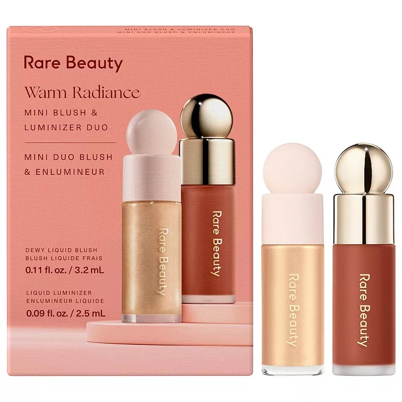 Rare Beauty Warm Radiance Mini Blush & Luminizer Duo (Limited Edition)