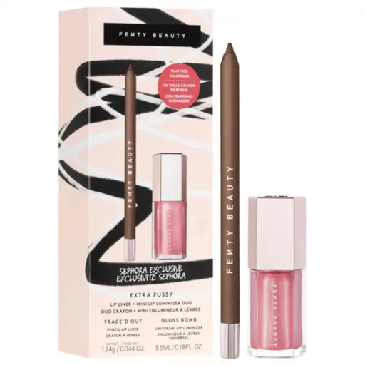FENTY BEAUTY Extra FuSSy Lip Liner + Mini Lip Luminizer Duo - 06 Extra Thigh/02 Fu$$y